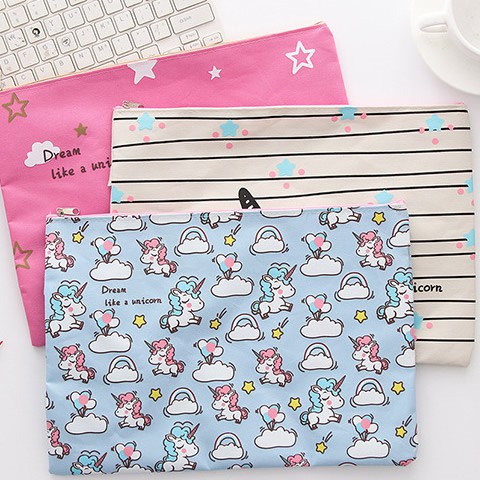 

File Bag Dokumen A4 Unicorn Bisa Tenteng