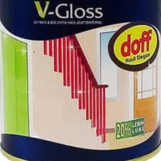 DULUX V-GLOSS DOFF 1kg CAT KAYU & BESI