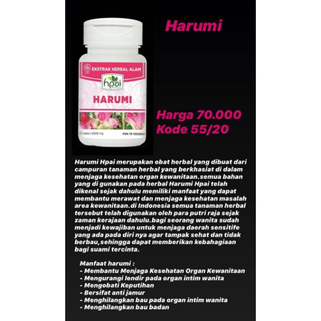 

Herbal harumi
