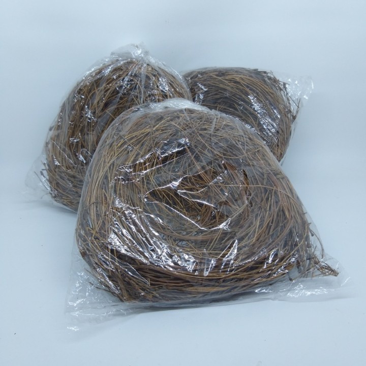 SARANG BURUNG LOVEBIRD SERAT RANTING CEMARA SERABUT BERTELUR MURAI BATU