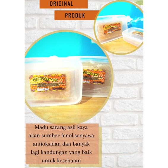 

Madu Sarang Lebah Murni Apis Malifera.