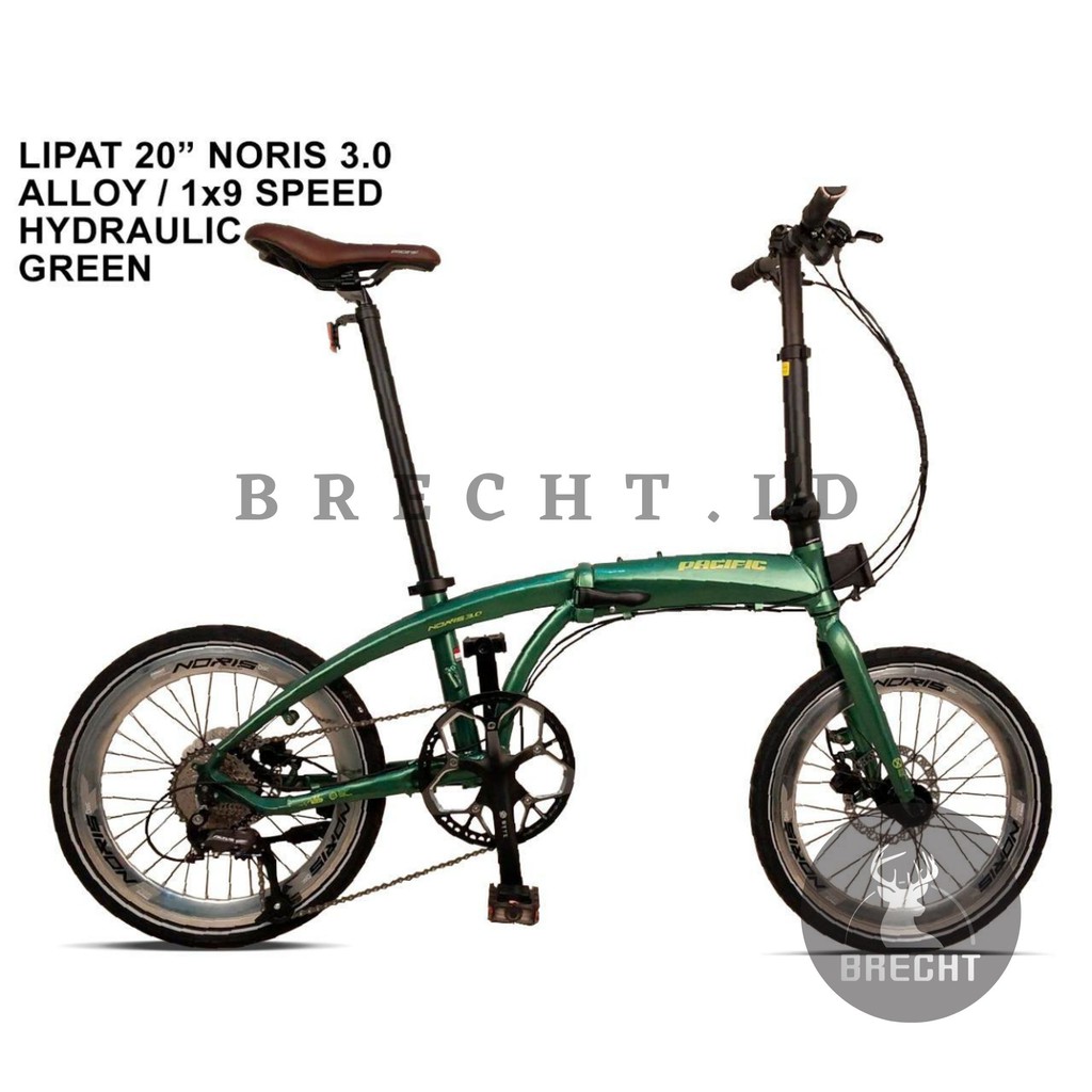 Sepeda Lipat 20inch Pasific Noris 3.0 Folding Bike 9 Speed