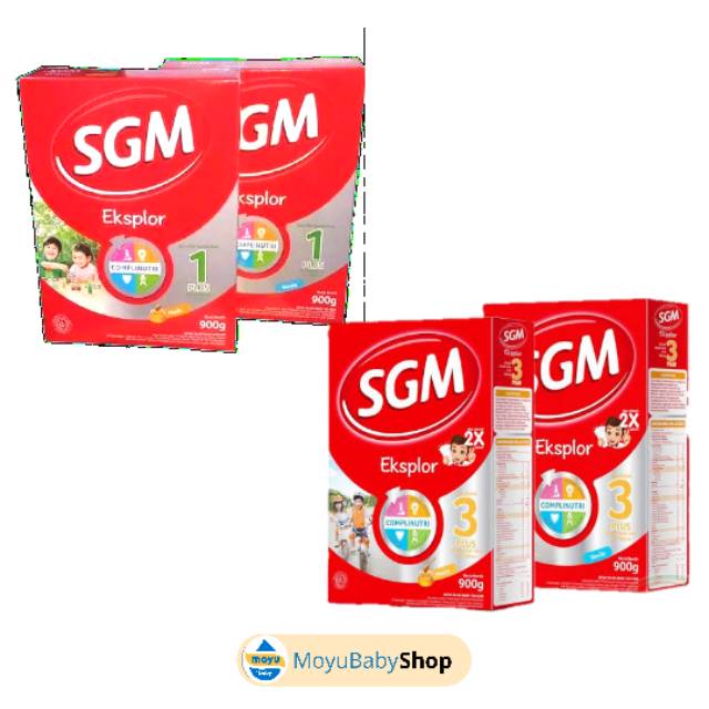 Susu SGM Eksplor 1+ & 3+ Rasa Madu dan Vanilla 900gr