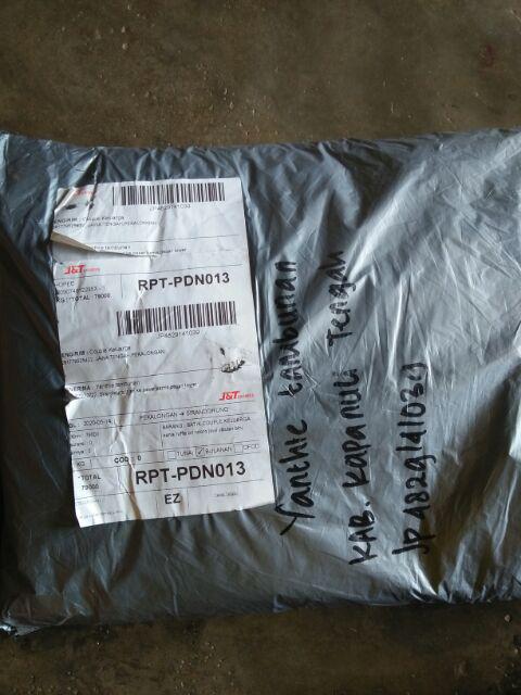 Batik Couple Keluarga Sania Ruffle Ori Ndoro Jowi Cibulan Biru