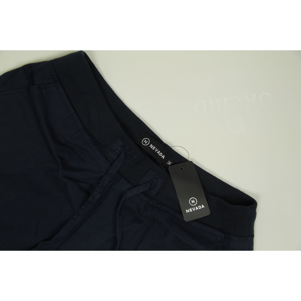 | COD | Celana Pendek Pria Woven NEVADA Biru Navy Polos | Celana Pendek Cowok Original 100%