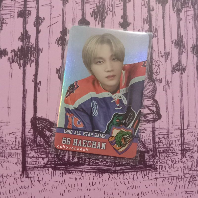 haechan trading card 90's love holo hologram photocard pc