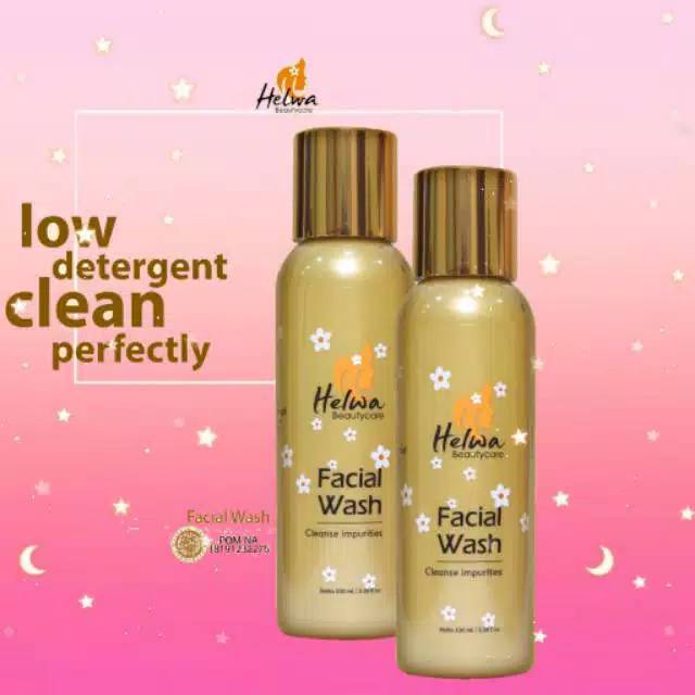 FACIAL WASH SKINCARE HELWA BEAUTYCARE (SEGEL)