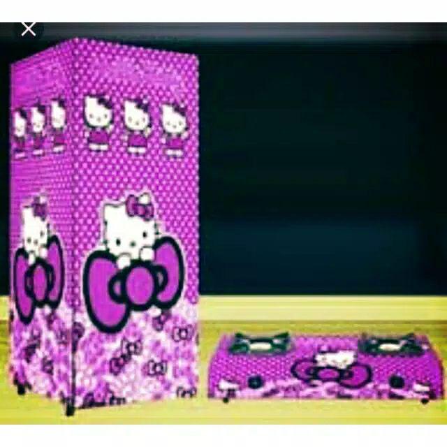 Stc Set Kulkas Kompor Motif Hk Ungu