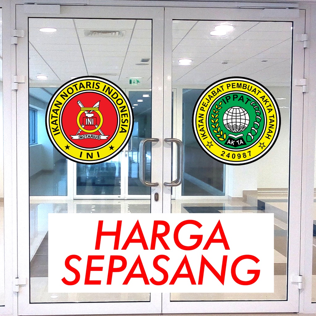 

Stiker Notaris PPAT INI Satu Pasang