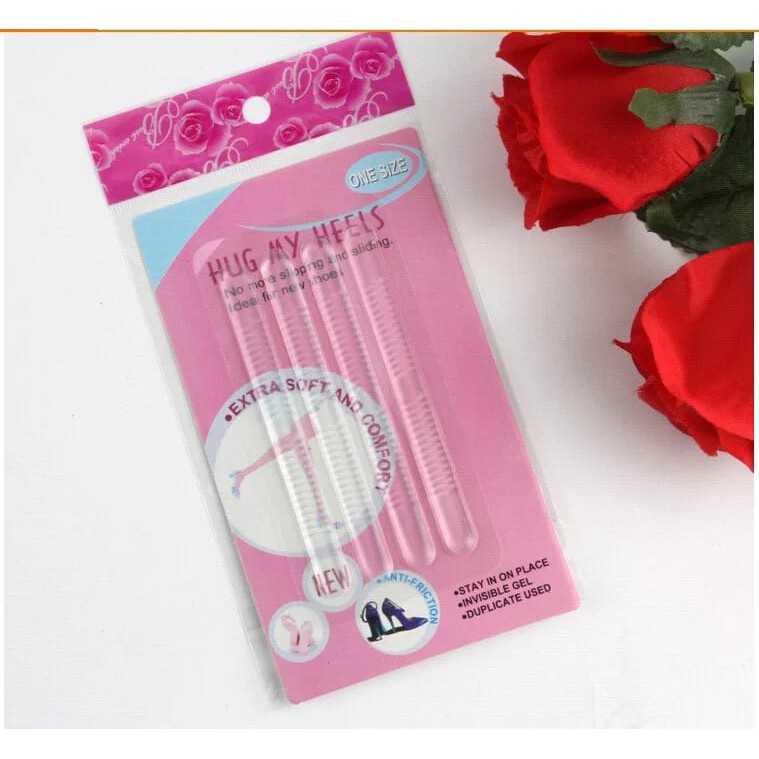 4Pcs Silicone Gel Hug My Heels / Silikon Pelindung Kaki Anti Lecet pan01