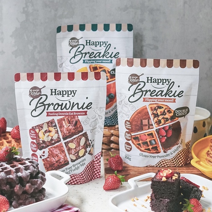 Happy Brownie Gluten Free Brownies Mix 360gr