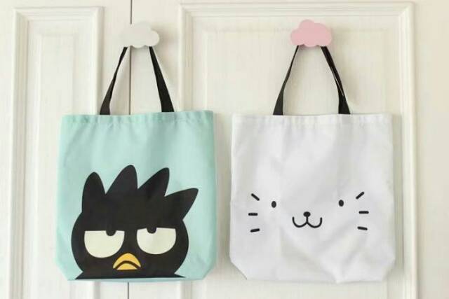 Tas Belanja Lipat Karakter Lucu Tas Tenteng /  Totobag / Tas Tenteng  / Tas Go Green