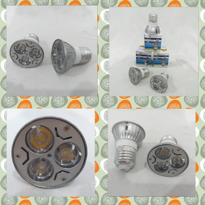 Lampu LED E27 E 27 3w - 220v Drat VATALUX/Led Sorot Halogen SwanGoose 5w