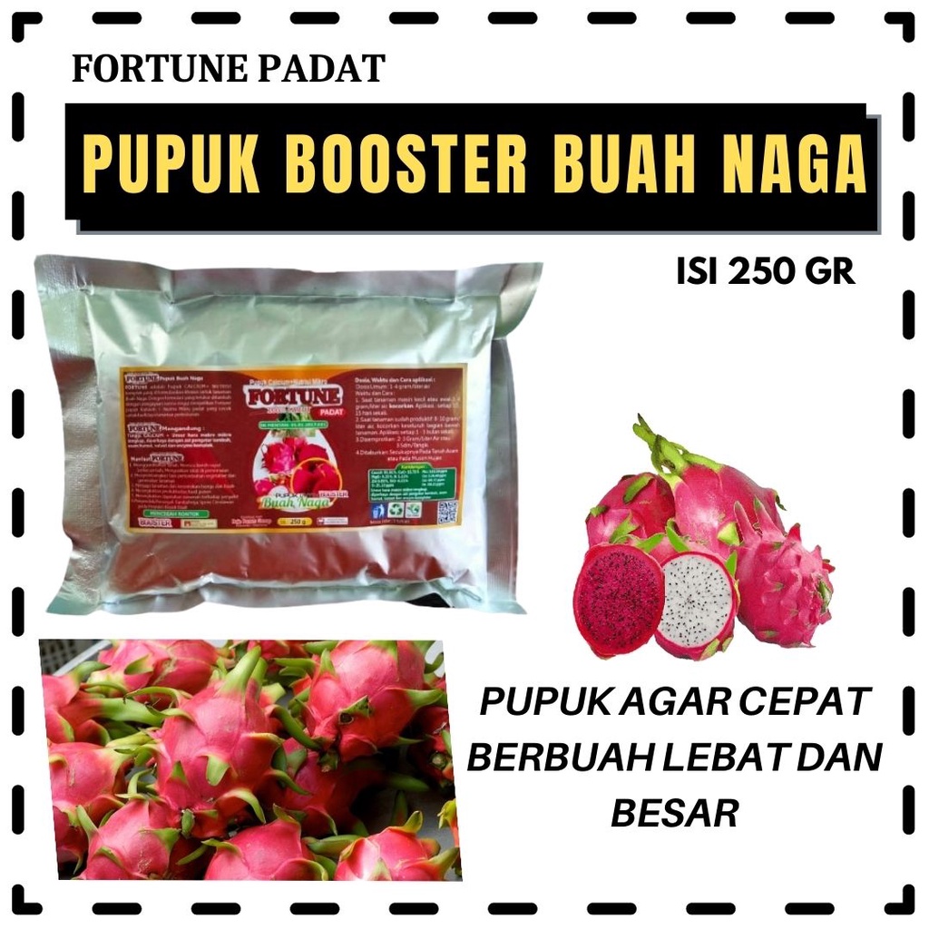 Pupuk Booster Buah Naga, Pupuk Boster Buah Naga Agar Cepat Berbuah Lebat