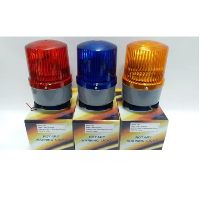 LAMPU ROTARY TRUCK ROTARI PUTAR 24 VOLT BRITAX HALOGEN - BIRU