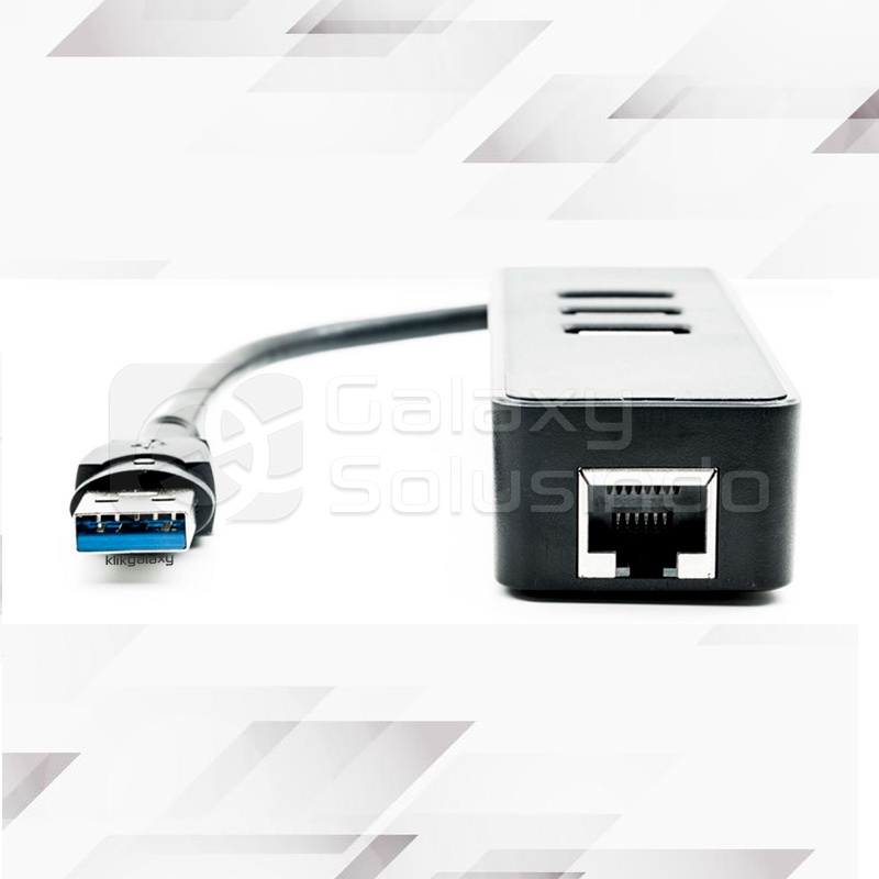 Converter USB 3.0 to Hub 3 Port + LAN Gigabit Ethernet