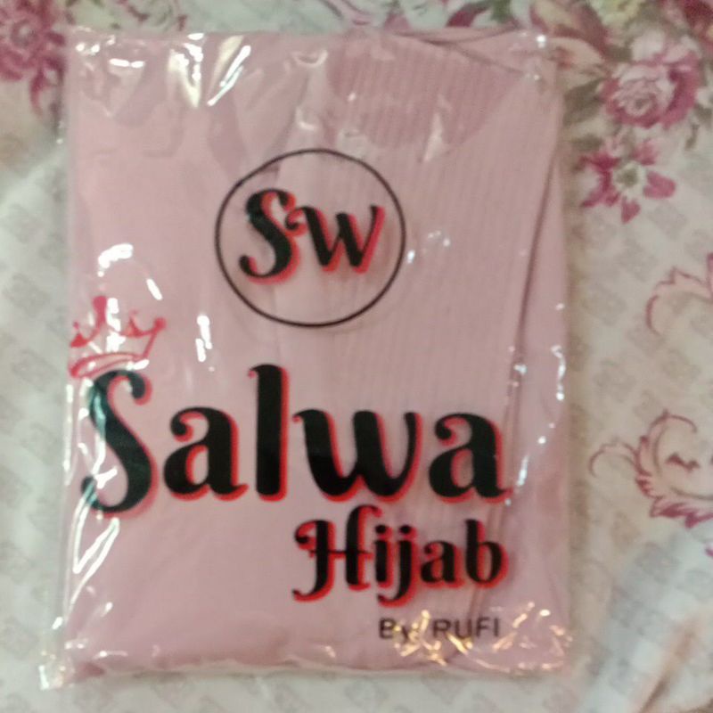 TERBARU!! KHIMAR 2LAYER BERSWAROSKY CHANEL-Pink muda