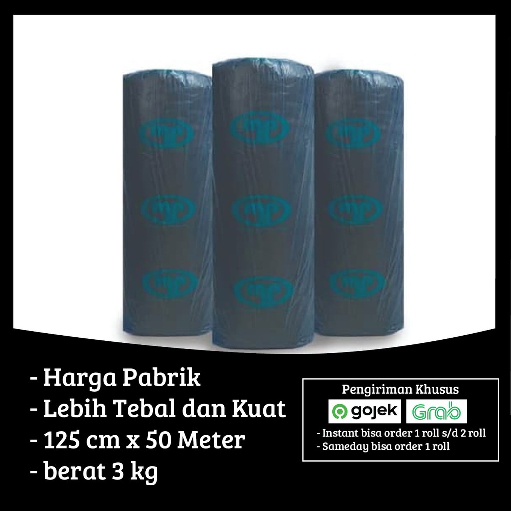 

Plastik Buble Bubble Wrap Roll Hitam Tebal 125x50 125cmx50m