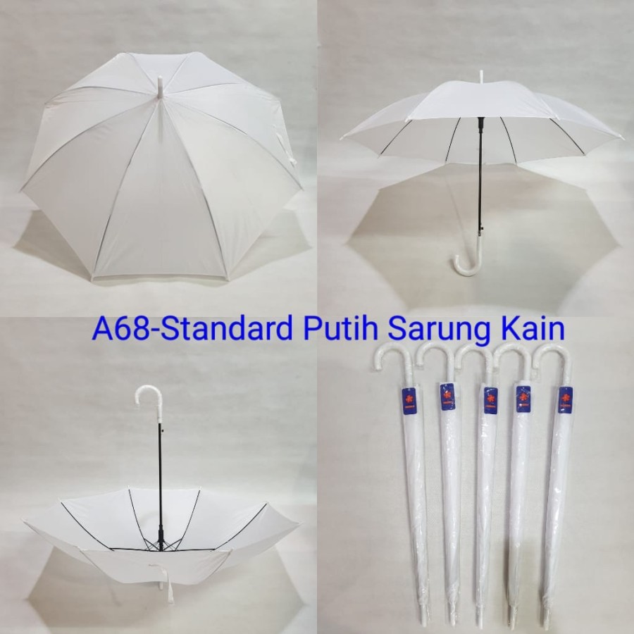 JOPE Payung Standar Polos Anti UV Handle J Promosi Sakura A6