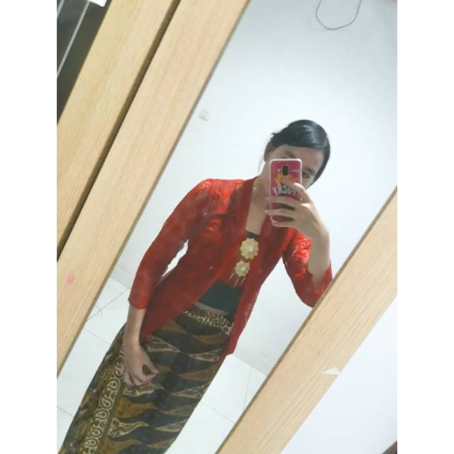 Kebaya kutu baru jadul (jahit sendiri)
