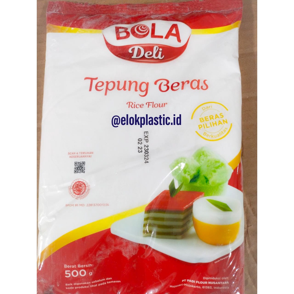 

Bola Deli Tepung beras / ketan kemasan 500 g