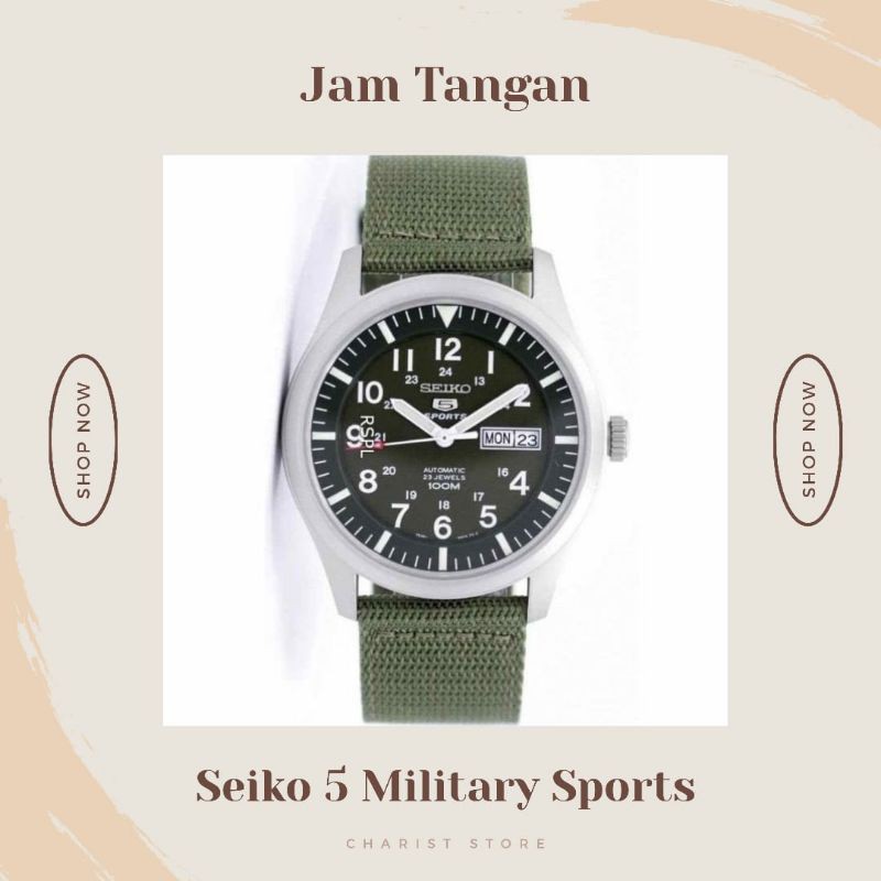 Jam Tangan Seiko 5 Military Sports
