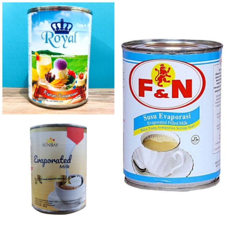 

Susu Evaporasi F&N - ROYAL - SUNBAY / Evaporated Milk