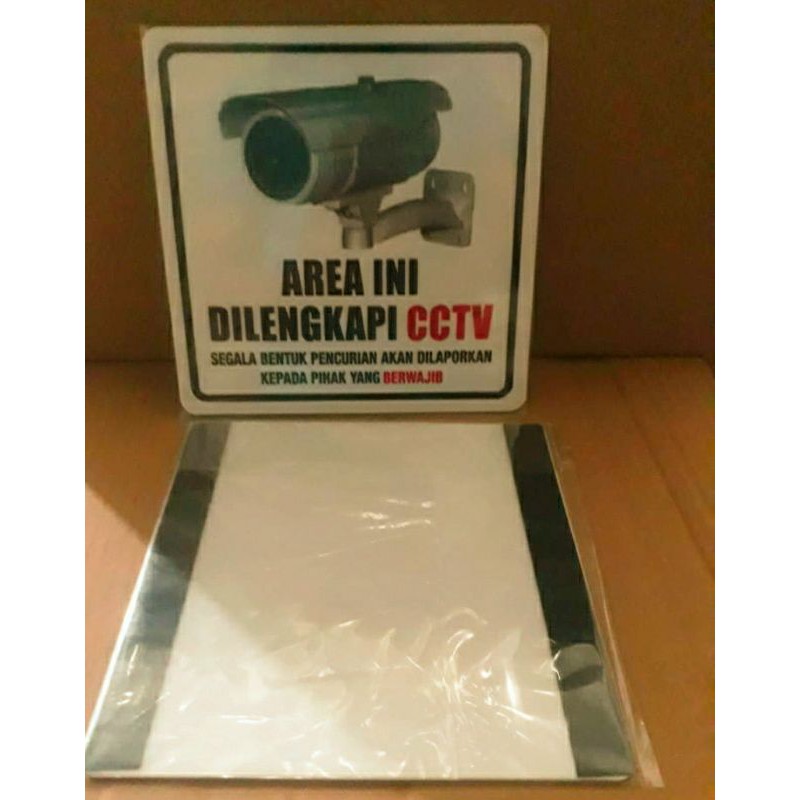 

Sign board ACRYLIC | PLAT CCTV