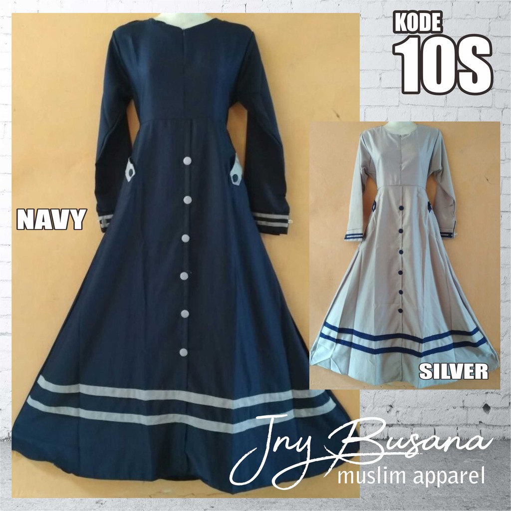 Baju Muslim Balotelli / Gamis / Dress / Party Dress / Long Dress / Gamis Syar'i / Kode 10S