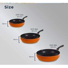 Miyako Deep Fry Pan Teflon DFP-24A, DFP-26A dan DFP-28A
