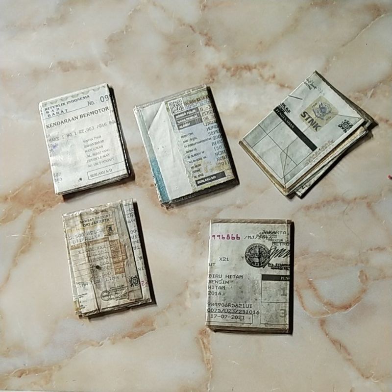 dokumen stnk cbr old thailand