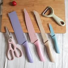 &lt;^ SJA ^&gt; PISAU SET - EVCRIVERH CORRUGATED KITCHEN KNIFE NEW