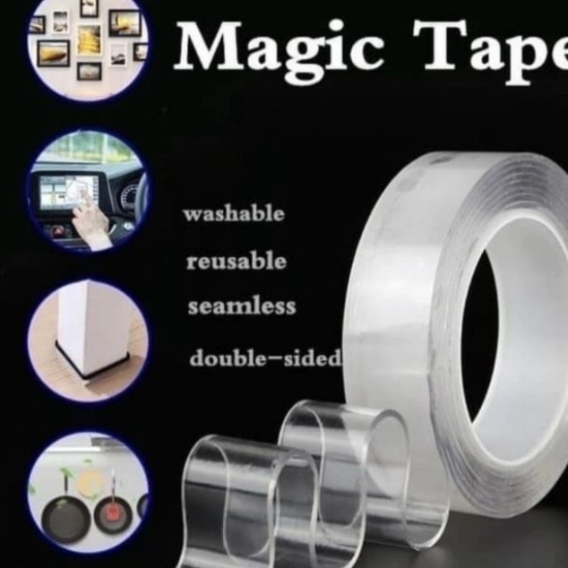 

Double Tape Bening Tahan air (Nano Magic) 30mm x 2 meter
