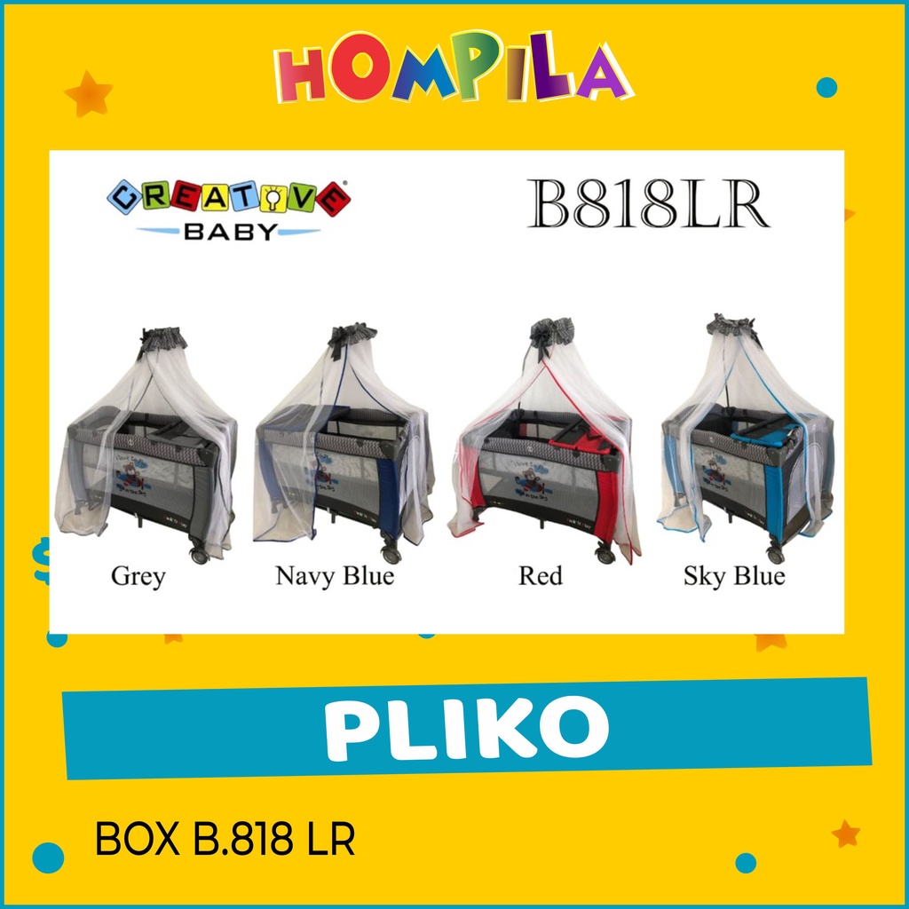 ❤ HOMPILA ❤ BOX PLIKO B.818 LR / TEMPAT TIDUR BAYI / BOX LIPAT BAYI
