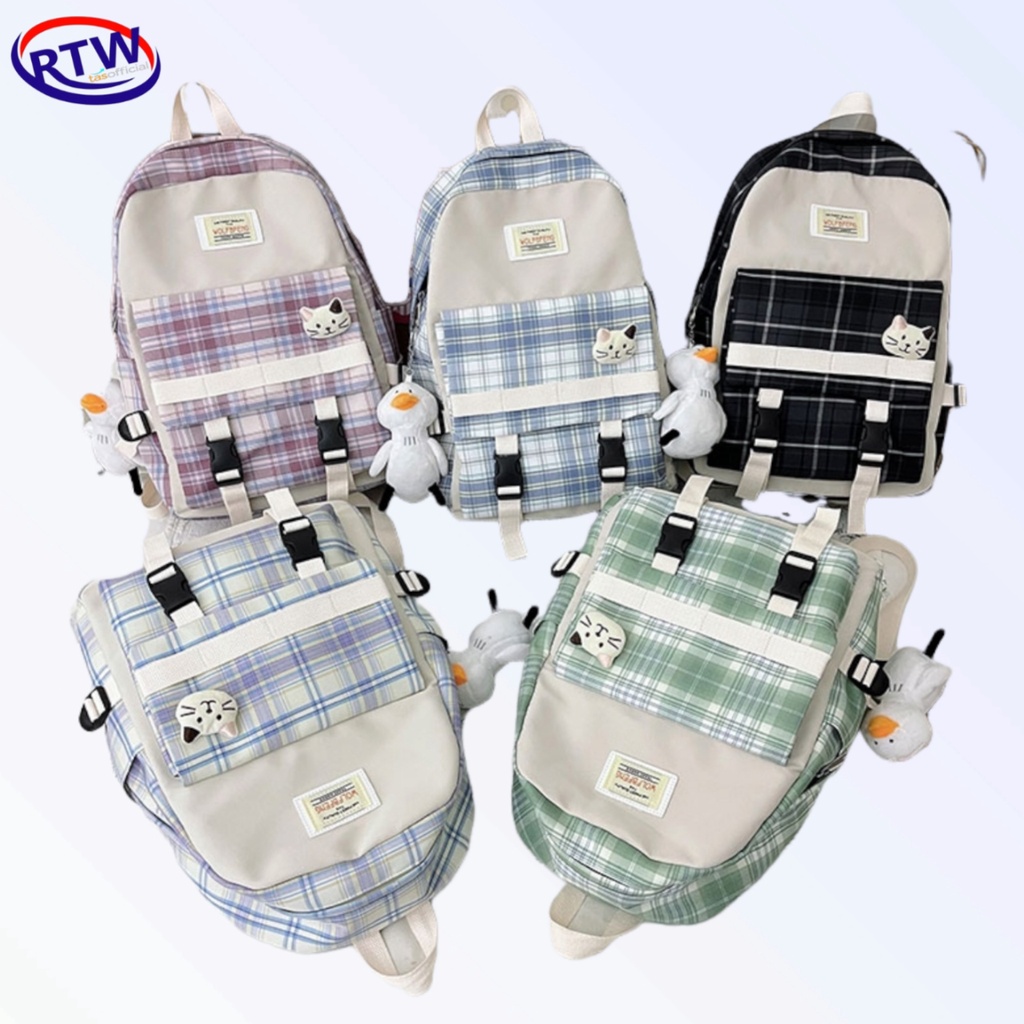 Tas Sekolah Korean Style Tas Ransel Wanita Backpack Korea Fashion Tas Wanita