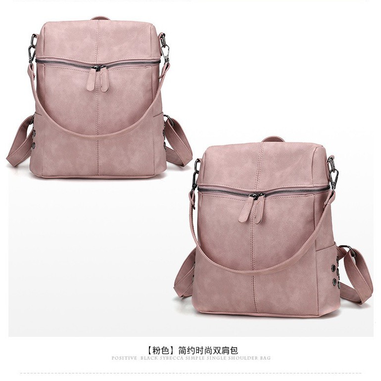 TB-31 high quality tas ransel wanita pu leather import korea jepang