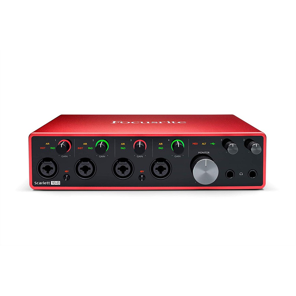 Focusrite Scarlett 18i8 3rd Gen ORIGINAL Garansi Soundcard Recording