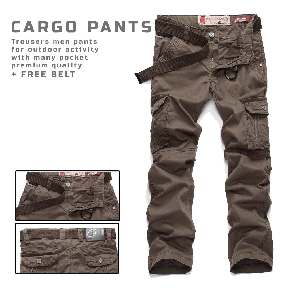 celana panjang pria model kargo outdoor PDL gunung import celana panjang pria model kargo outdoor PDL gunung import
