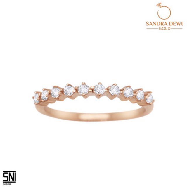 Cincin Emas Sandra Dewi Gold K - Style 75.7 SNI RI190645