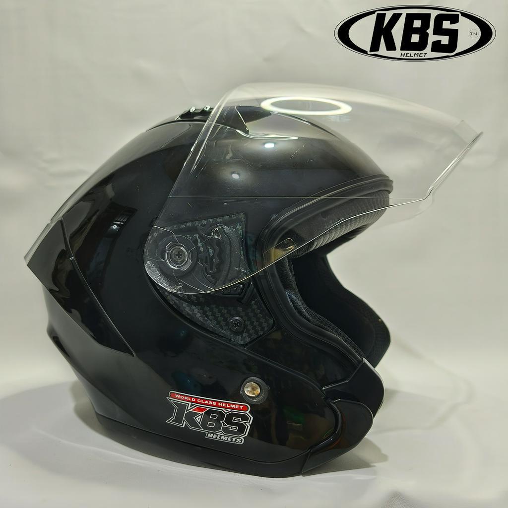 Helm Half Face KBS HAKAI KYRZ HITAM GLOSY / HELM PREMIUM UNTUK PRIA DAN WANITA DEWASA COD