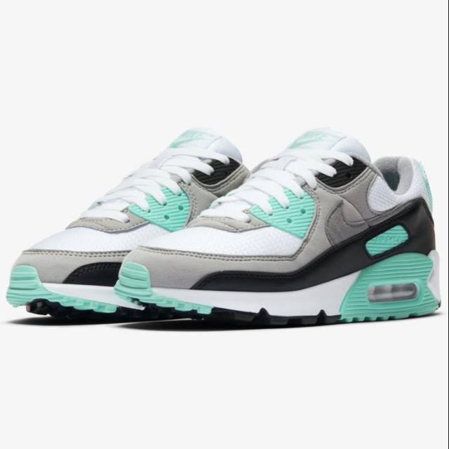 Sepatu Wanita Nike Air Max 90 Hyper Torquoise - Original Resmi -  BNIB
