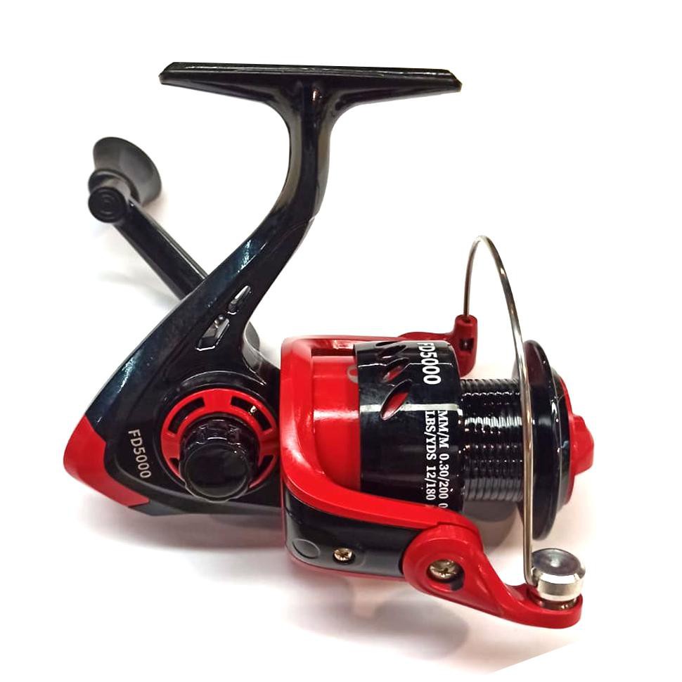 GS8 FD5000 Reel Pancing 8 Ball Bearing Gear Ratio 5.2:1 TaffSPORT Red/Black