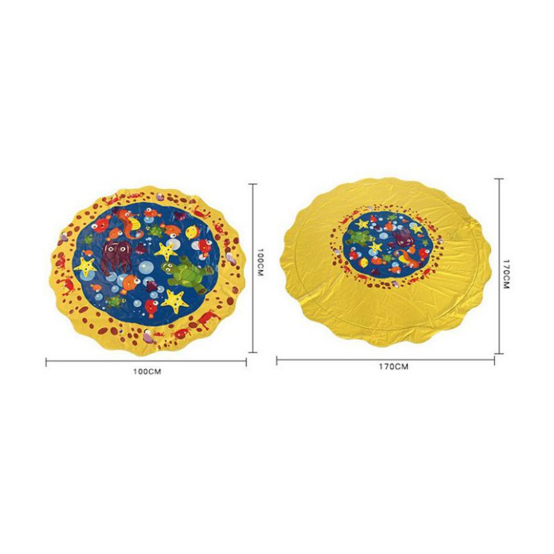 kolam air mancur anak kecil dan besar