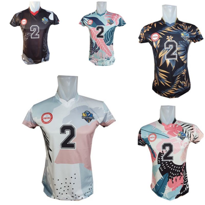 COD baju jersey voli cewek full printing