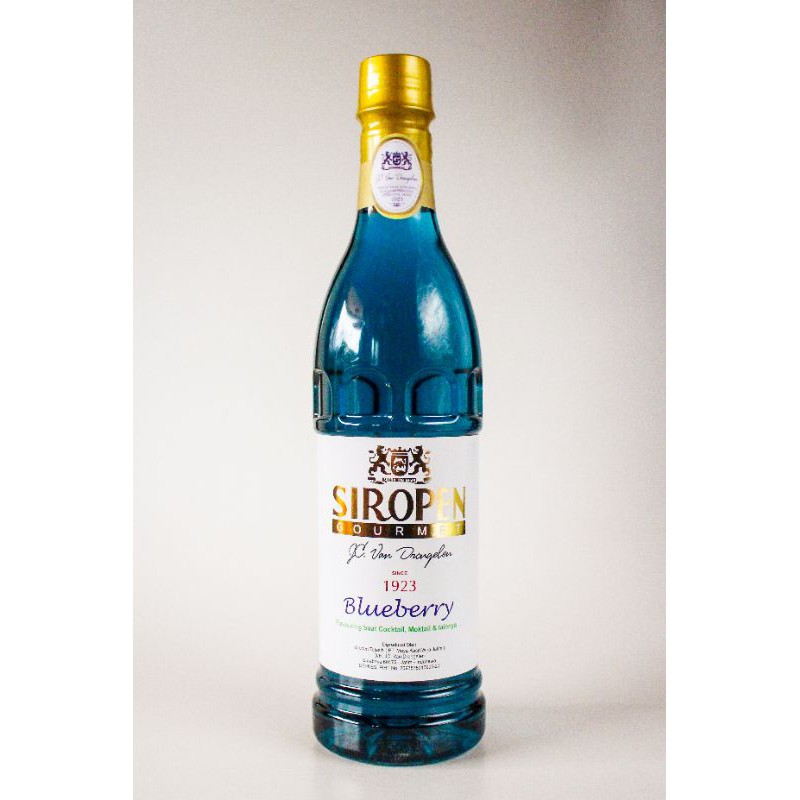 

Bluebery , Siropen gourmet varian non kopi kemasan botol plastik 700 ml