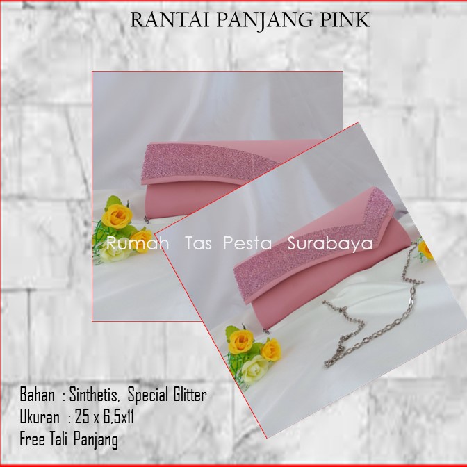 Tas Murah,Tas Mewah,Tas Selempang,TAS RANTAI PANJANG PINK