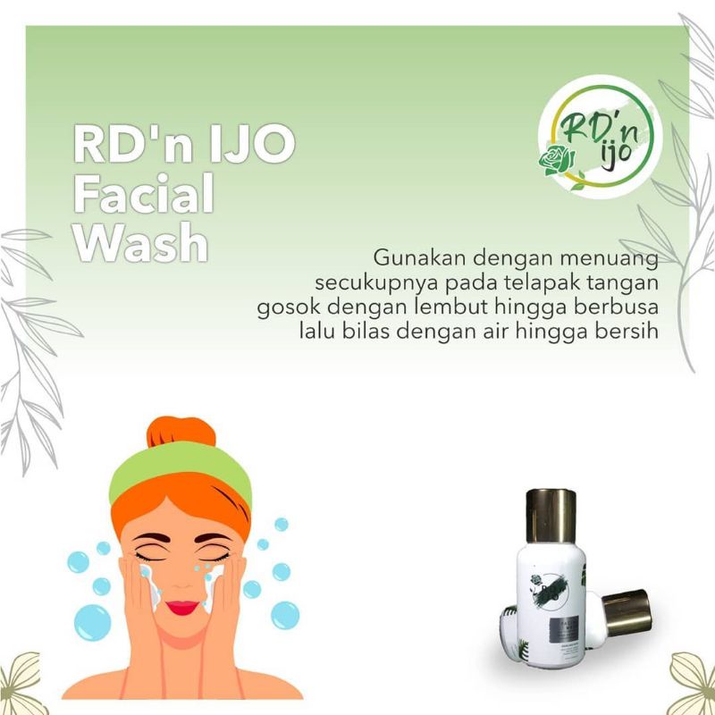 Facialwash & Toner  Rdn Ijo (60 ml)