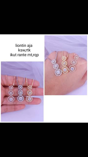 Liontin stag ori,awet,kilau,tahan lama