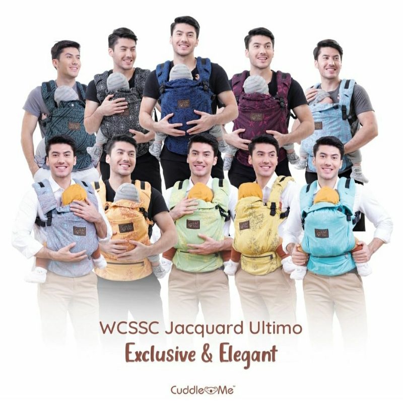 [Harga Promo] CUDDLEME WCSSC Ultimo Jacquard Gendongan Hip Seat Carrier Woven Wrap