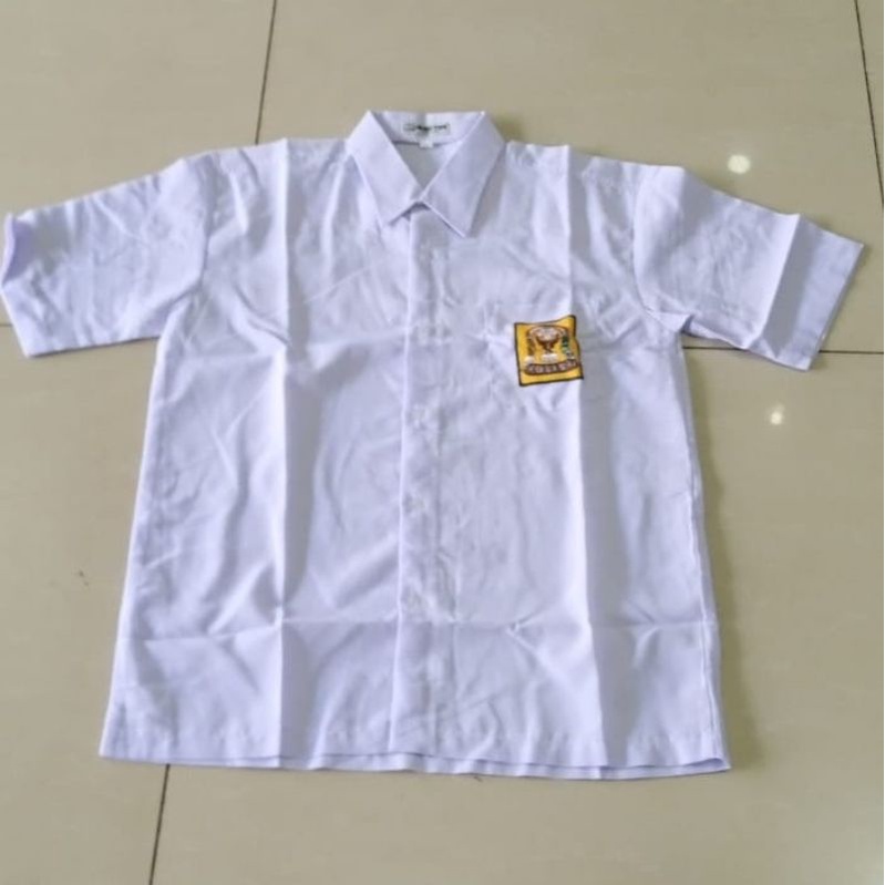 

Baju sekolah SMP merk Martin, lengan pendek (sanwos),